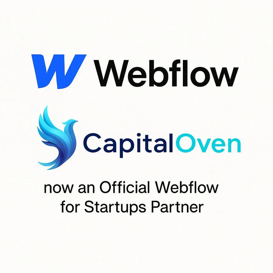 CapitalOven Becomes an Official Webflow for Startups Partner